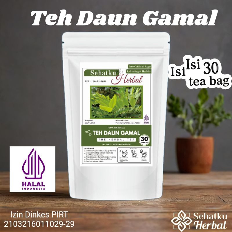 

SEHATKUHERBAL Teh Daun Gamal isi 30 tea bag
