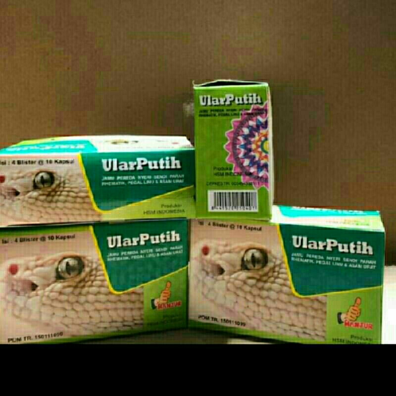 

KAPSUL ULAR PUTIH,100% ORIGINAL.