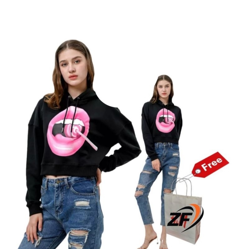 HOODIE CROP HM / SWEATER CROP CEWE / JAKET CEWE / HOODIE CEWE