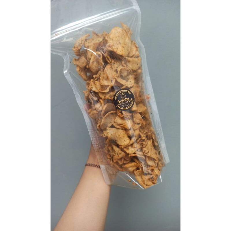 

Basreng Pedas Daun Jeruk 250gr