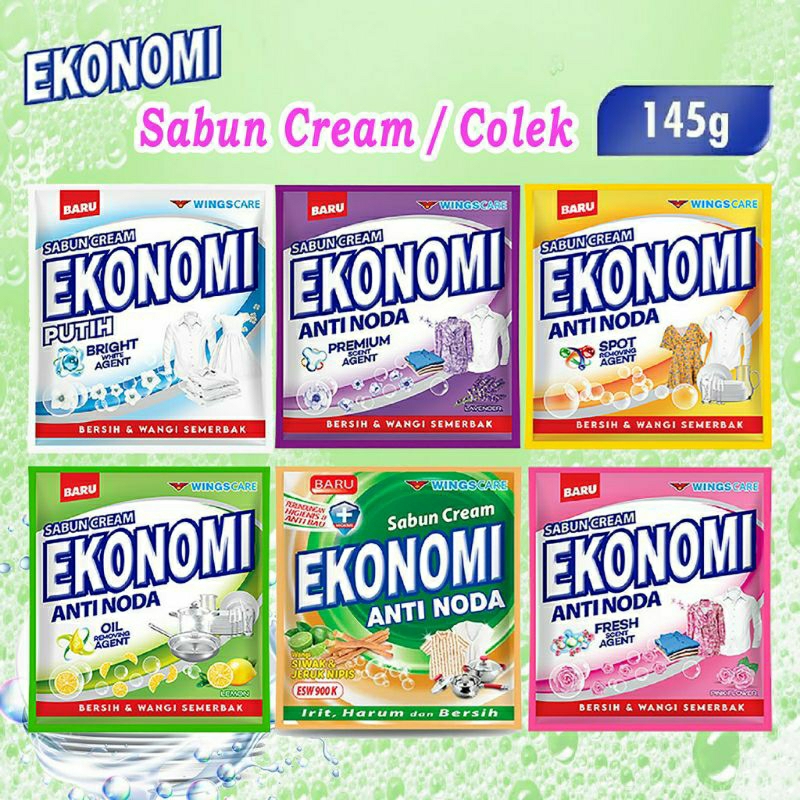 SABUN COLEK EKONOMI 145gr | SABUN COLEK WINGS | SABUN CREAM EKONOMI | SABUN CUCI PIRING