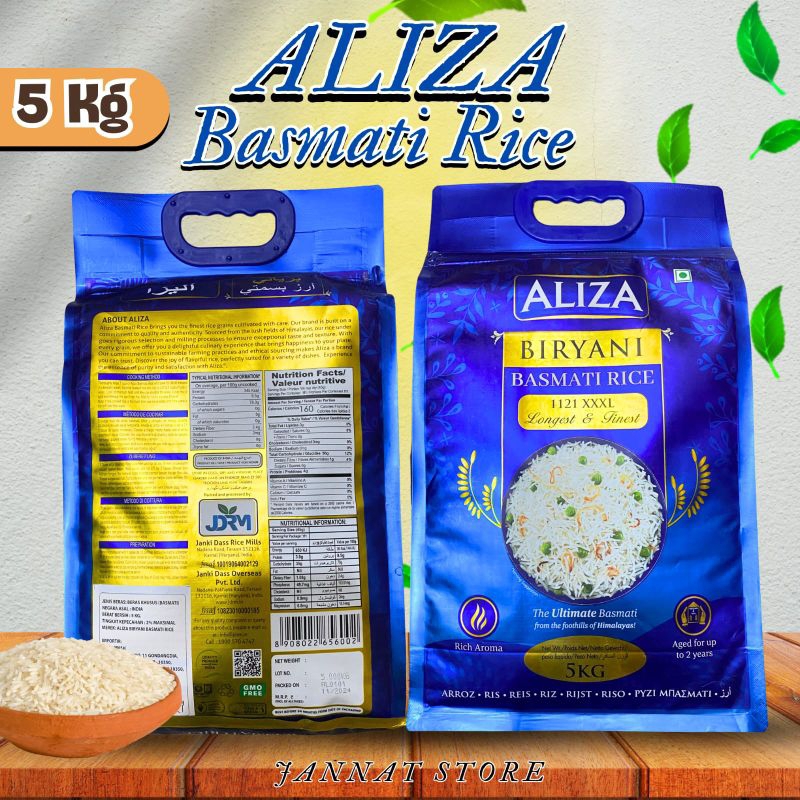 

Aliza Biryani Basmati Rice 5KG Super Panjang