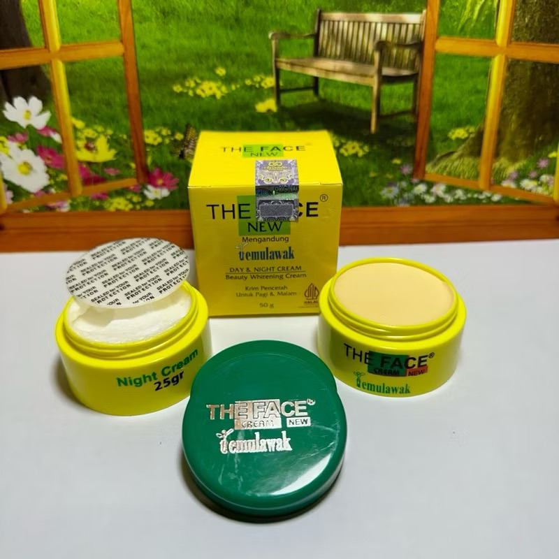 [BPOM] THE FACE Cream Temulawak Susun 2in1 Siang & Malam