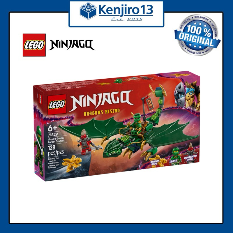 Lego Ninjago 71829 Lloyd's Green Forest Dragon