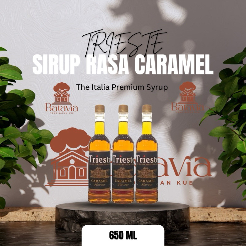 

Trieste Sirup Rasa Caramel 650 ML | Sirup Caramel