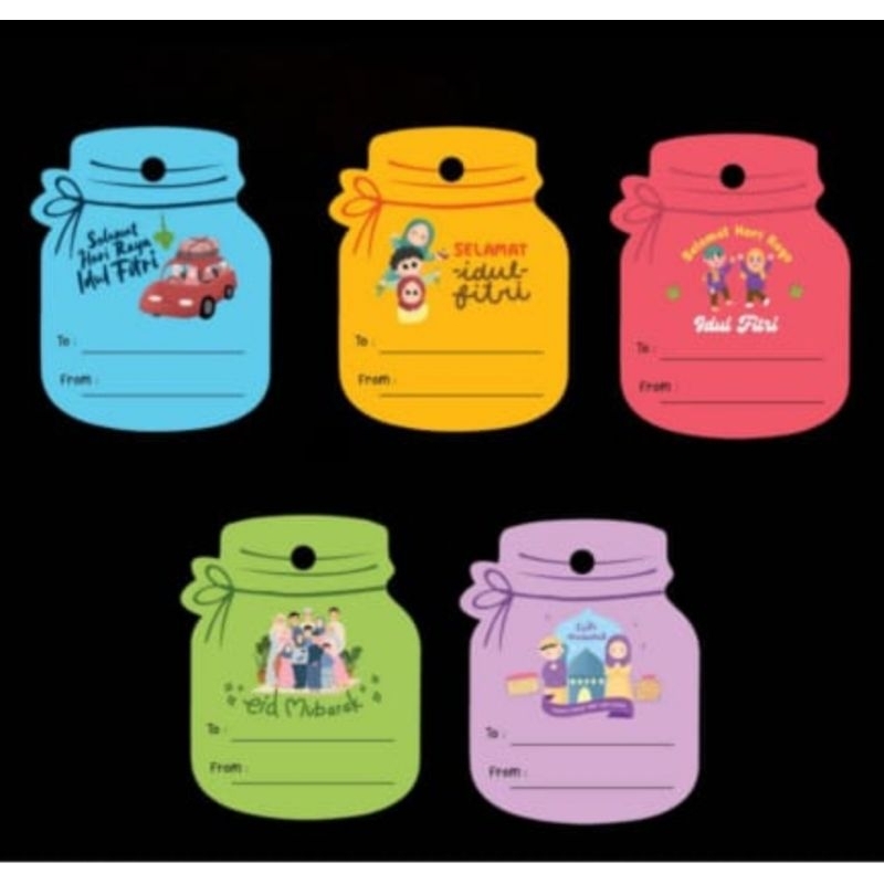 

hangtag lebaran termasuk rantai isi 10 pcs