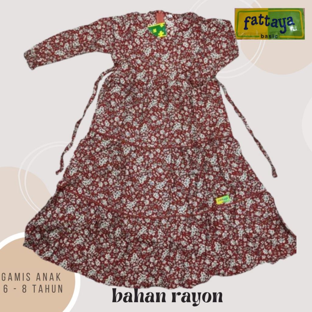 GAMIS FATTAYA SHANIA / GAMIS FATTAYA RAYON / GAMIS FATTAYA TERBARU