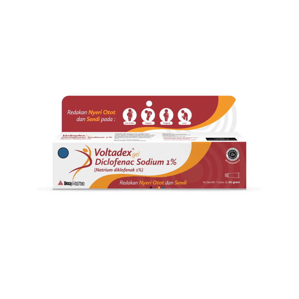 Voltadex Gel 20gr Dexa - Obat Nyeri Otot / Obat Nyeri Sendi