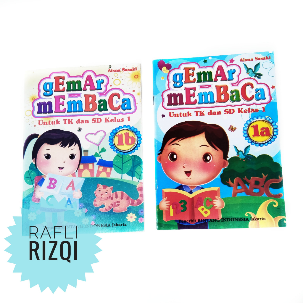 Buku Gemar Membaca 1A - 1B /Buku Edukasi Belajar Anak SD Kelas 1