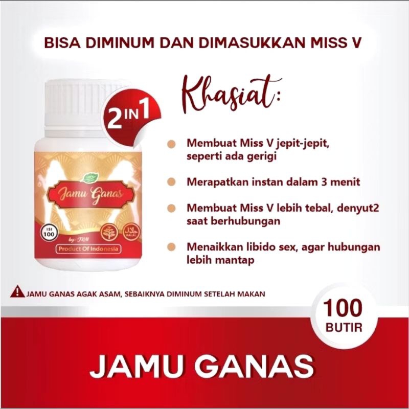 

Jamu Ganas Miss V 100 Butir | Pill JMG