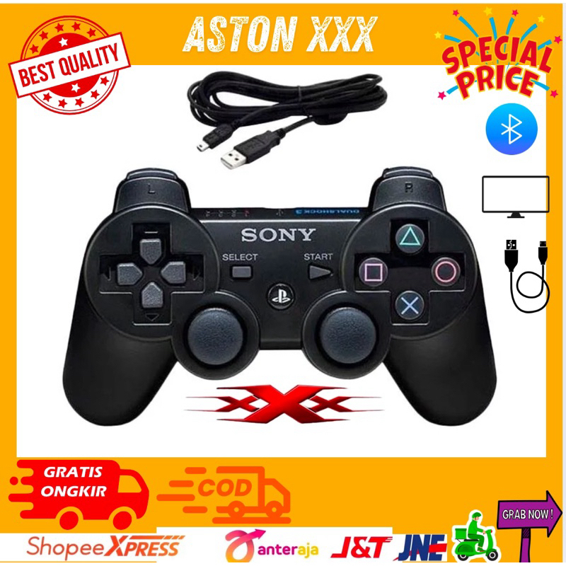 STICK PS3 wireless 2motor + KABEL CHARGER