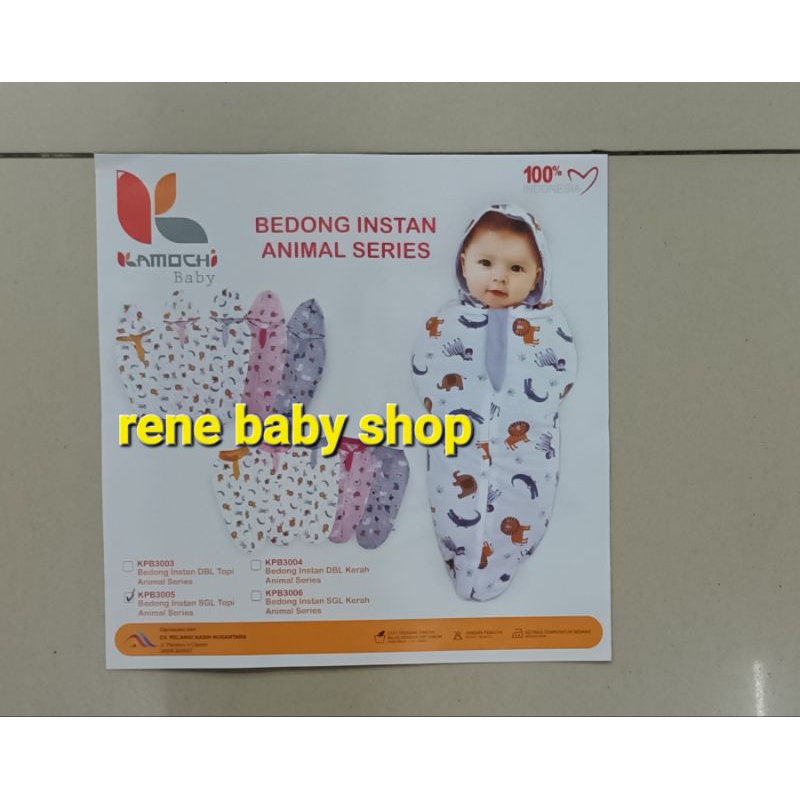 Baby Swaddle Bedong Instan / Bedong Bayi Instan /  Selimut Bedong Bayi instan