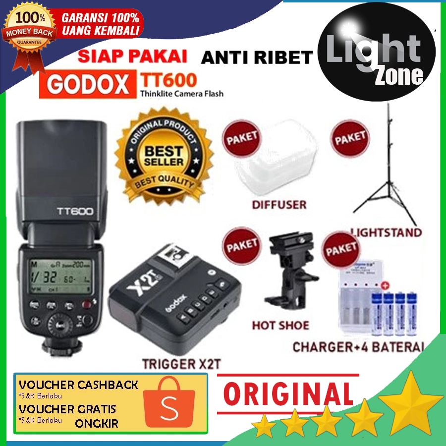 Godox TT600 Flash HSS Universal Speedlite kamera mirrorles - Flash Kamera Universal Godox