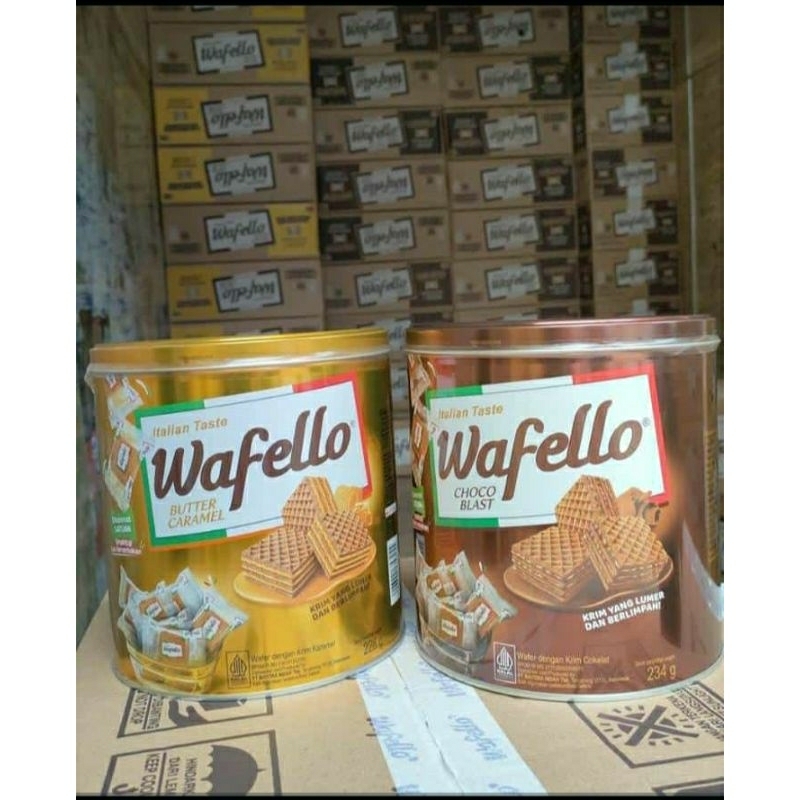 

WAFELLO WAFER 234gr ISI 6 (1 DUS ) TERMURAH