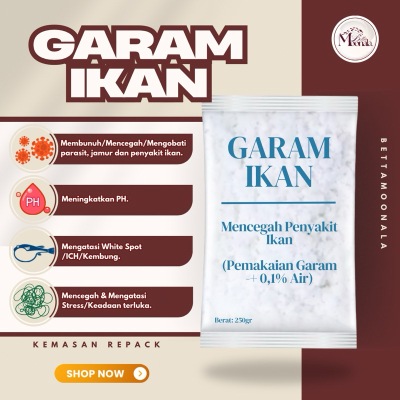 

GARAM IKAN / GARAM KROSOK (Kemasan repack 100gr & 250gr)