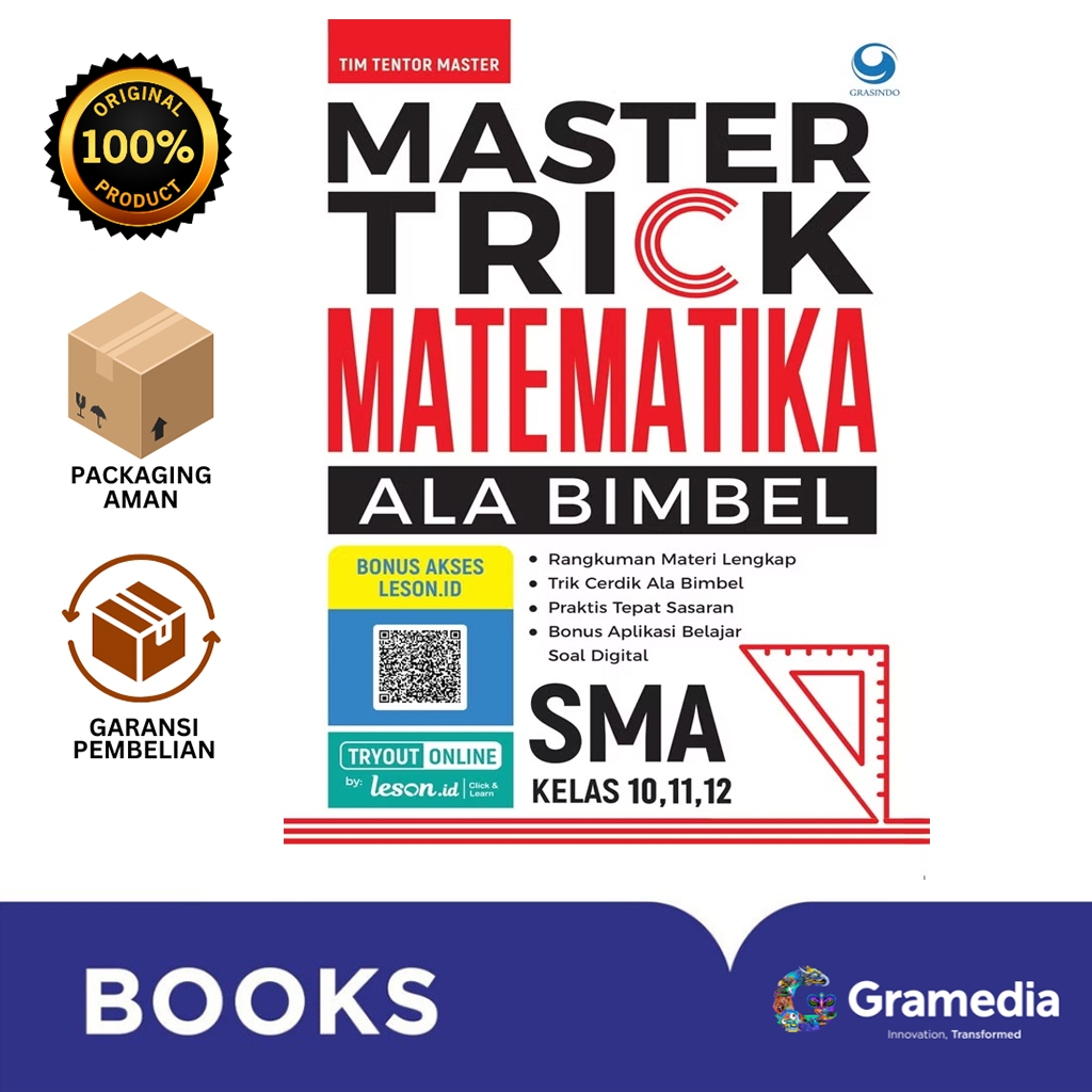 Gramedia Bali - MASTER TRICK ALA BIMBEL MATEMATIKA SMA