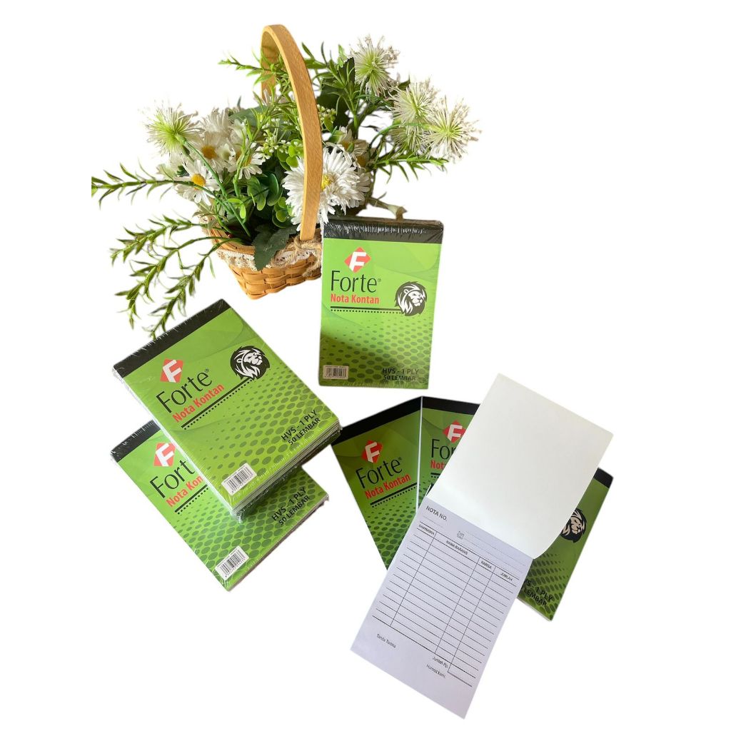 

FORTE NOTA KONTAN 1 PLY - 1 Pack 10 Buku ( Isi 50 Lembar )