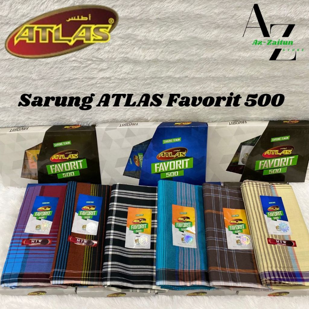 Sarung ATLAS Favorit 500 Kombinasi ORIGINAL