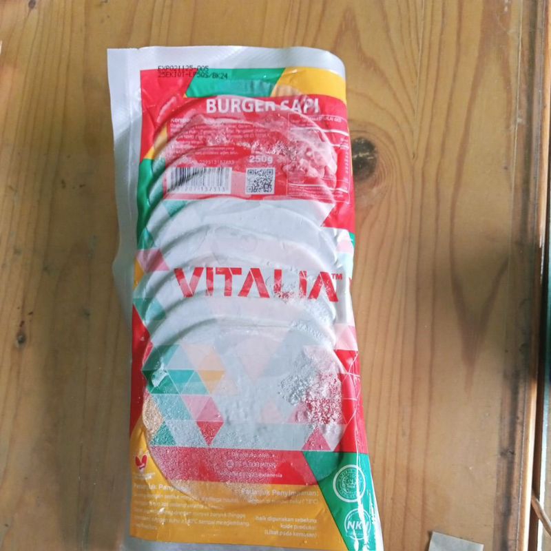

Vitalia daging burger isi 10 pcs