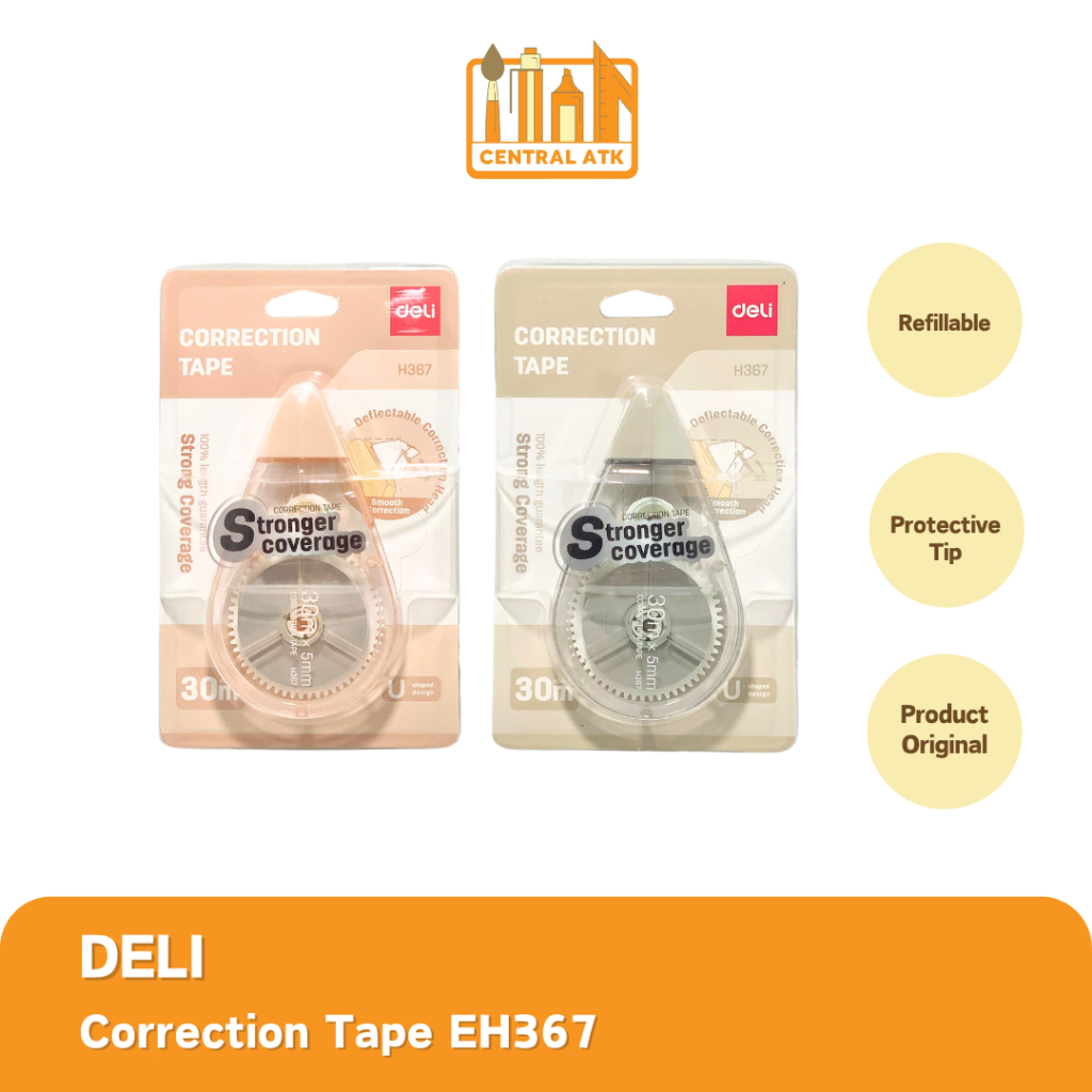 

DELI | TIPE- X | TIPE - X KERTAS CORRECTION TAPE 30M EH367