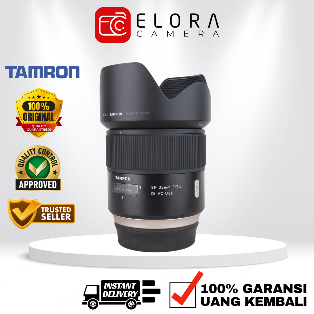 Tamron SP 35mm F1.8 Di VC USD for Canon / Lensa Tamron SP 35mm F 1.8 Di VC USD for Canon