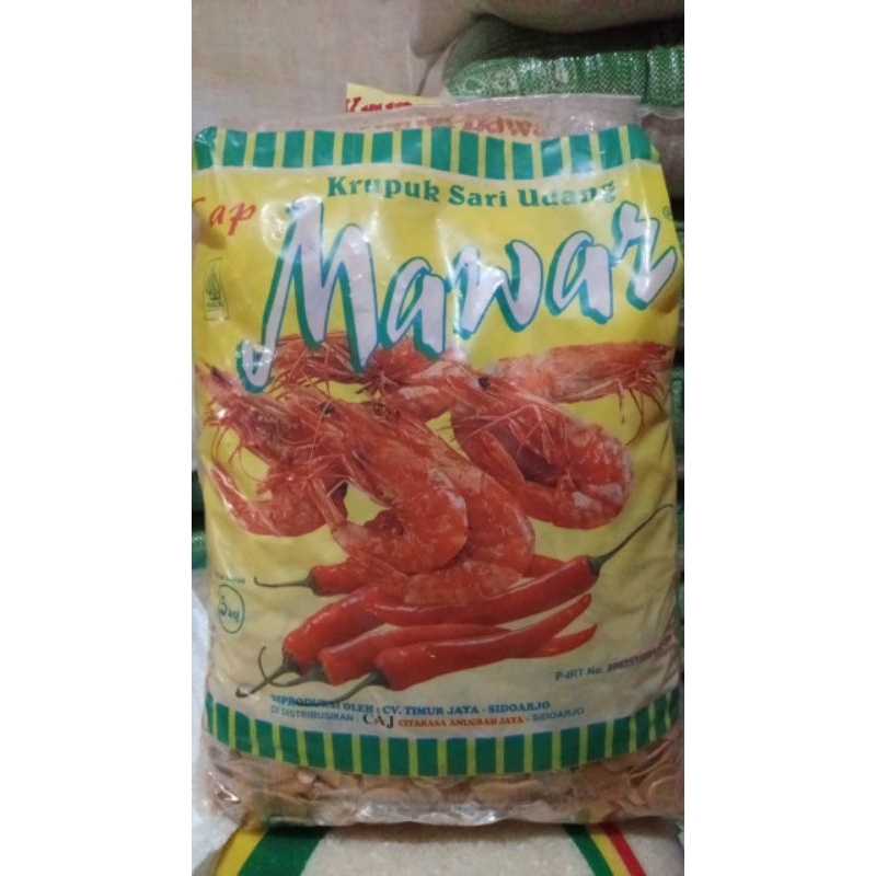 

krupuk sari udang cap mawar