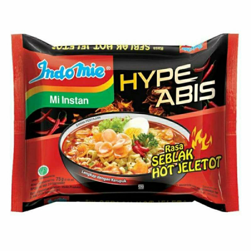 

Indomie seblak hot jeletot 5pcs