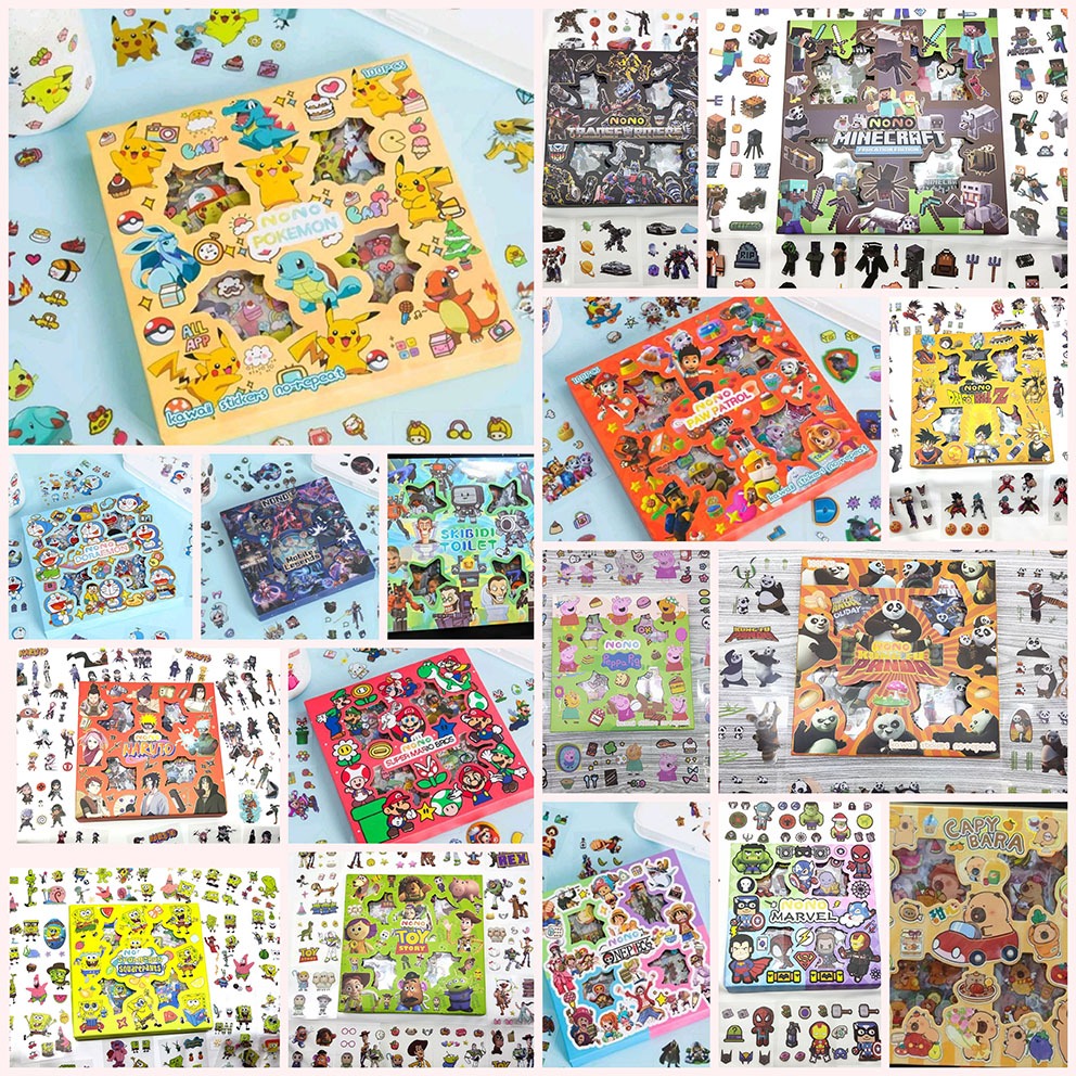 

Sticker Anak Cowo - Stiker Lucu 100 Lembar KEMASAN BOX untuk Dekorasi Kotak Bekal Botol dll