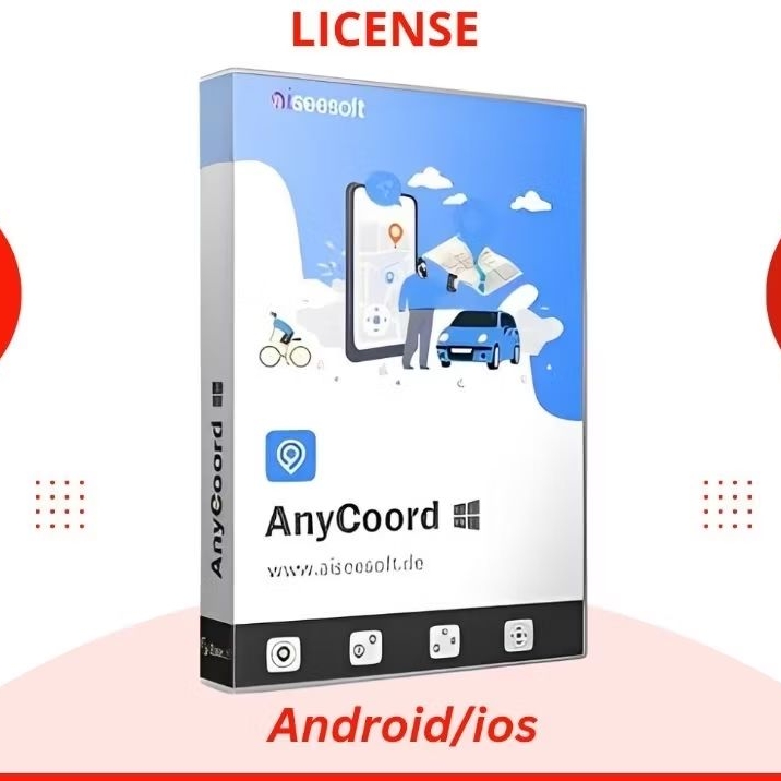 Aiseesoft AnyCoord 1 Year Gps Spoofer Android/iOS Pokemon Go
