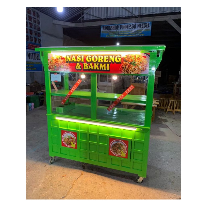 Gerobak nasi goreng & bakmi kekinian