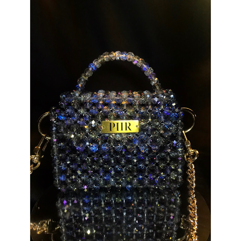 PIIR - Mini QUEEN APHRODITE Premium beaded bag | Tas Manik Selempang | Tas Pesta Mewah | Slingbag | 
