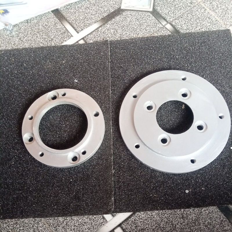 adaptor cakram depan dan belakang MX king pakai velg MX new