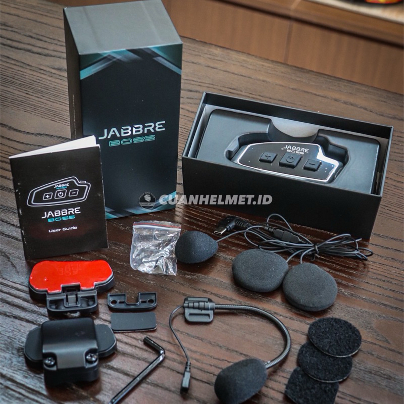 Intercom Jabbre Boss Interkom Helm Mesh 16 Riders Intercom Touring Waterproof