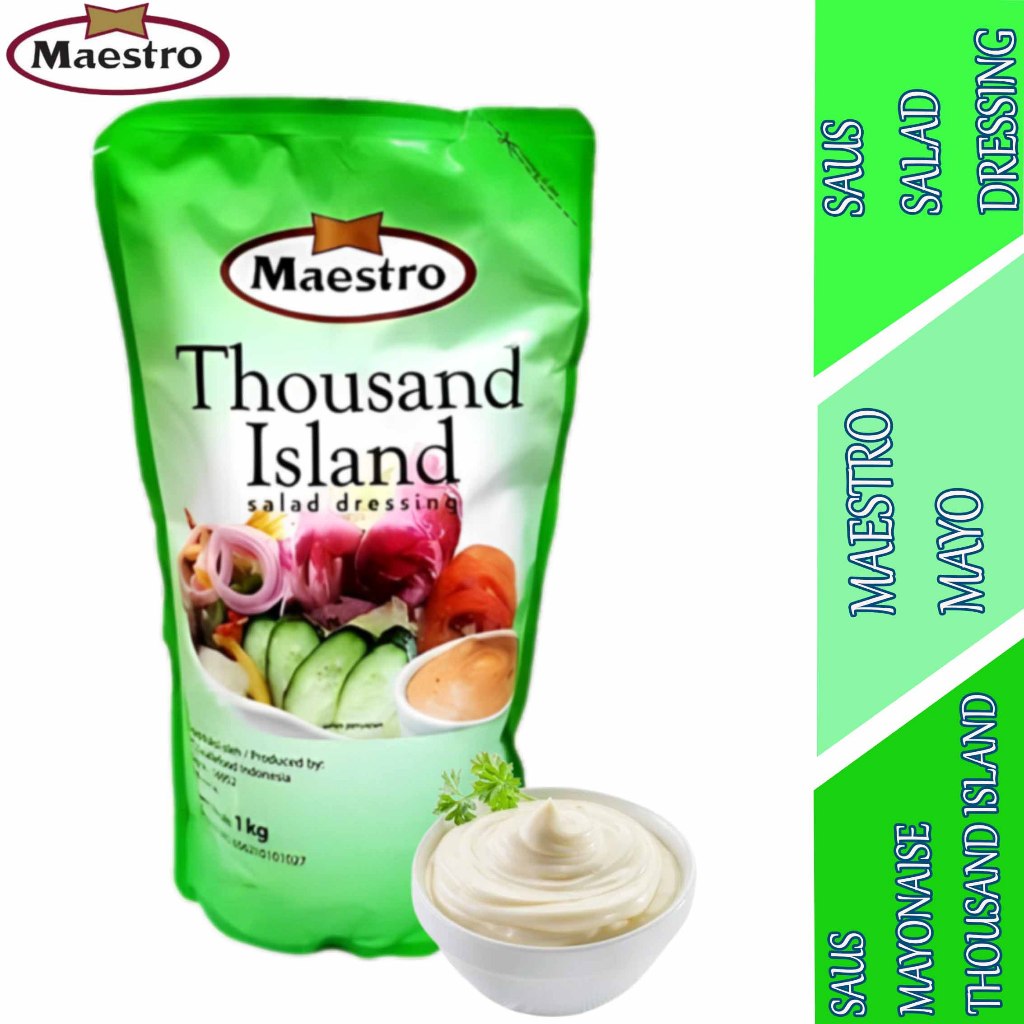 

Saus Salad Dressing - Maestro - Saus Mayonaise Thousand Island - 1kg
