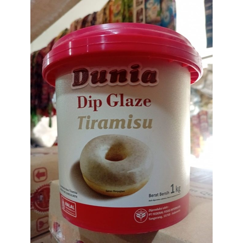 

DUNIA DIP GLAZE Berat bersih 1kg