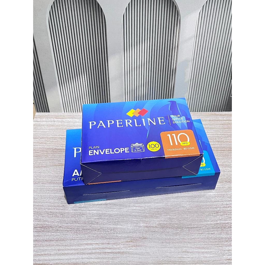 

Amplop Paperline 110pps 80Gsm ukuran 114x162mm | amplop PAPERLINE tanggung