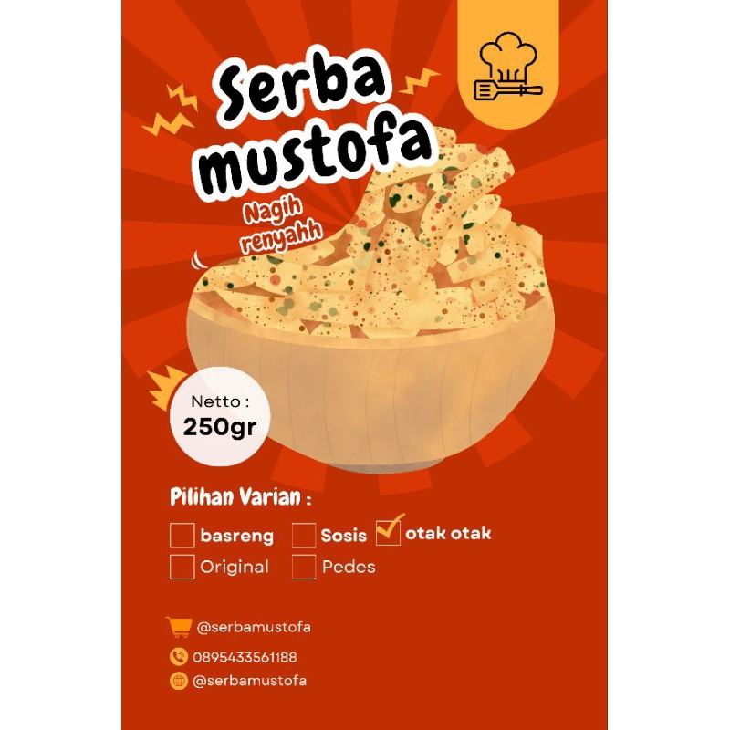 

otak otak Mustofa renyah 250gr