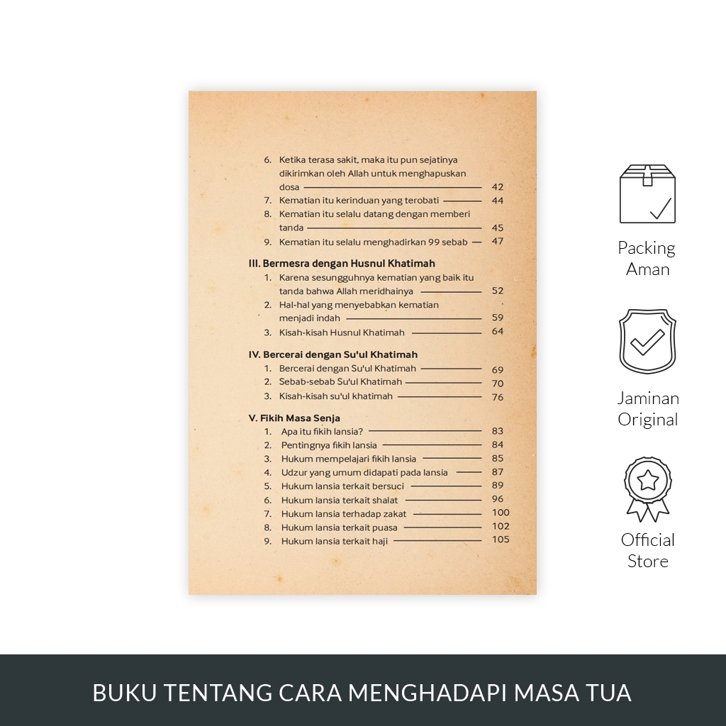 Buku Berdamai di Masa Senja Abu Bassam Oemar Mita