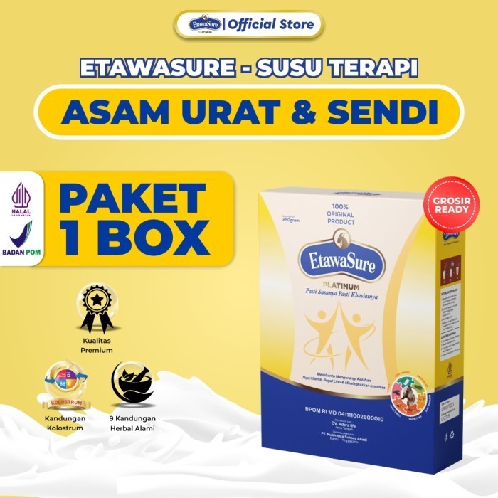 

Susu Kambing EtawaSure Platinum - Solusi Alami untuk Kesehatan Tulang, Sendi, dan Daya Tahan Tubuh