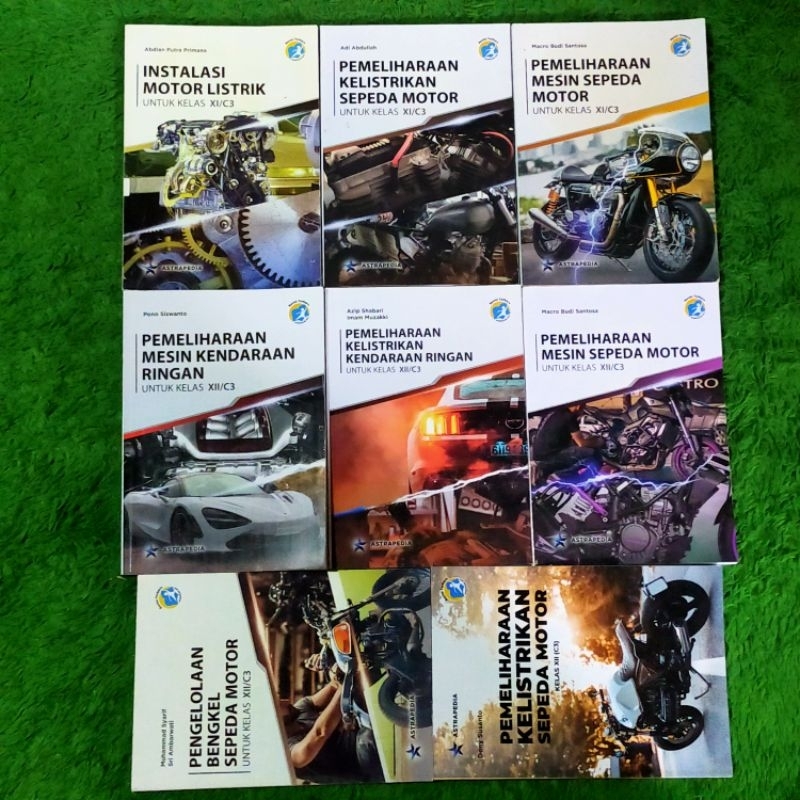 ORIGINAL BUKU INSTALASI MOTOR LISTRIK PEMELIHARAAN KELISTRIKAN SEPEDA MOTOR PEMELIHARAAN MESIN SEPED