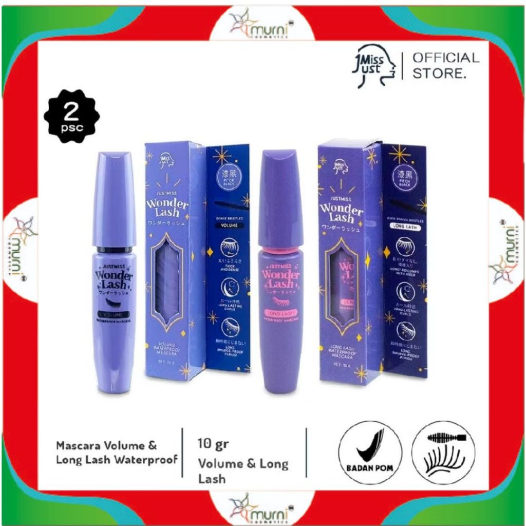 JUST MISS WONDER LASH MASCARA 10GR