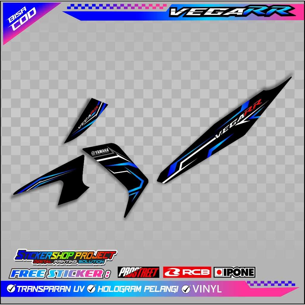 STRIPING VARIASI YAMAHA VEGA RR / STICKER LIST VARIASI MOTOR YAMAHA VEGA RR