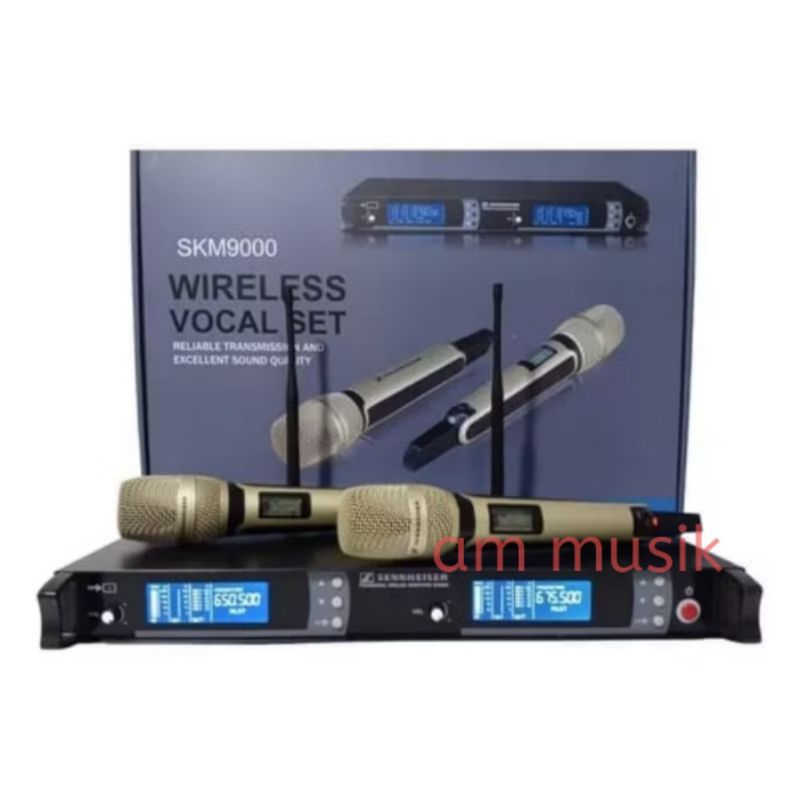 jual MIC WIRELESS SKM9000 GOLD MICROPHONE  SKM 9000