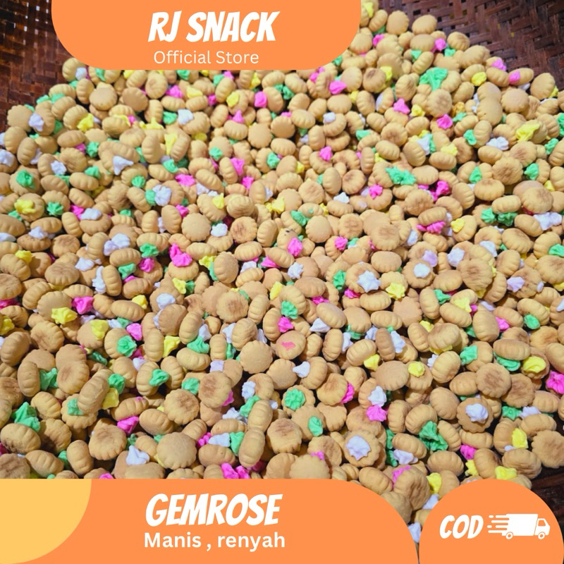 

Gemrose / kue kancing kemasan 500gr