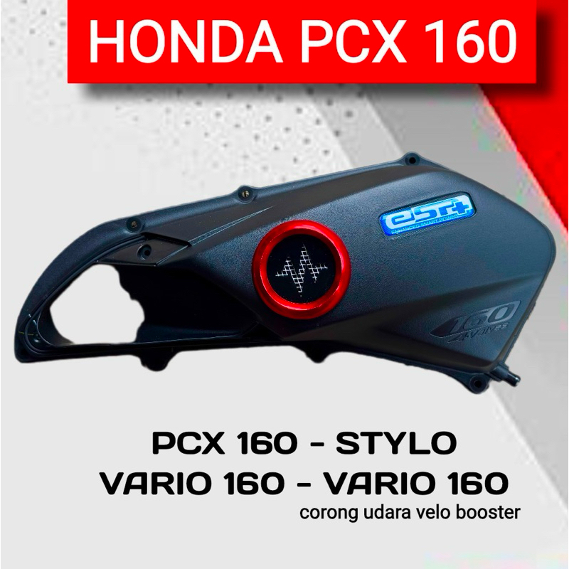 CORONG UDARA TUTUP FILTER PCX 160 TUTUP FILTER STYLO CORONG DONAT ▪️corong donat pcx vario 160  styl