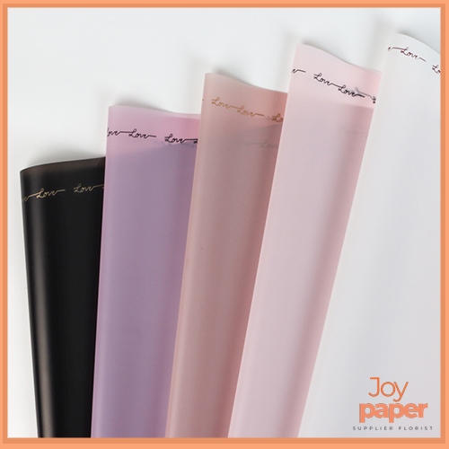 

Kertas buket bunga motif Love latter flower wrapping paper KB6040