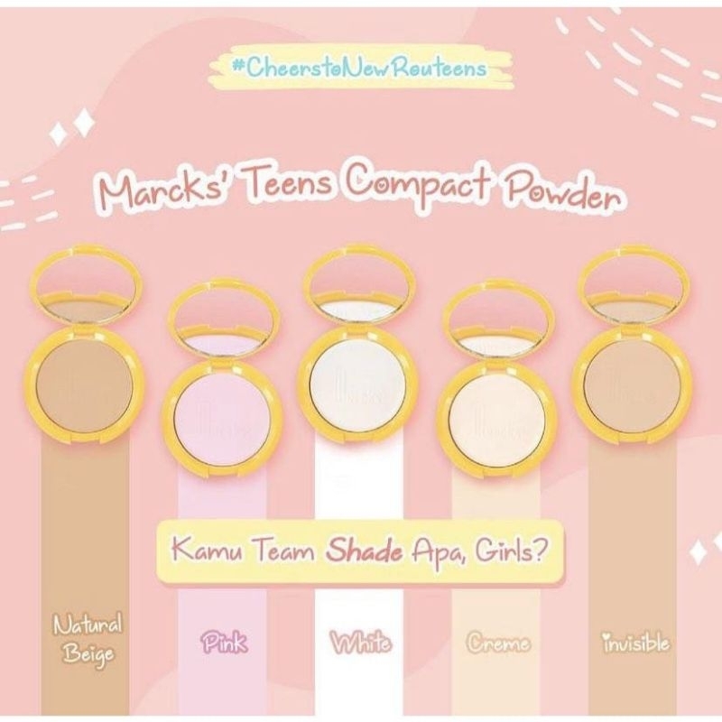 Bedak Marcks Padat | bedak Mars padat compact powder