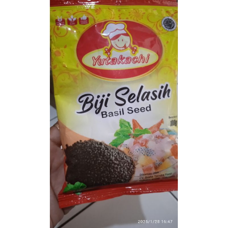 

Yutakachi Biji Selasih Basil Seed 100g