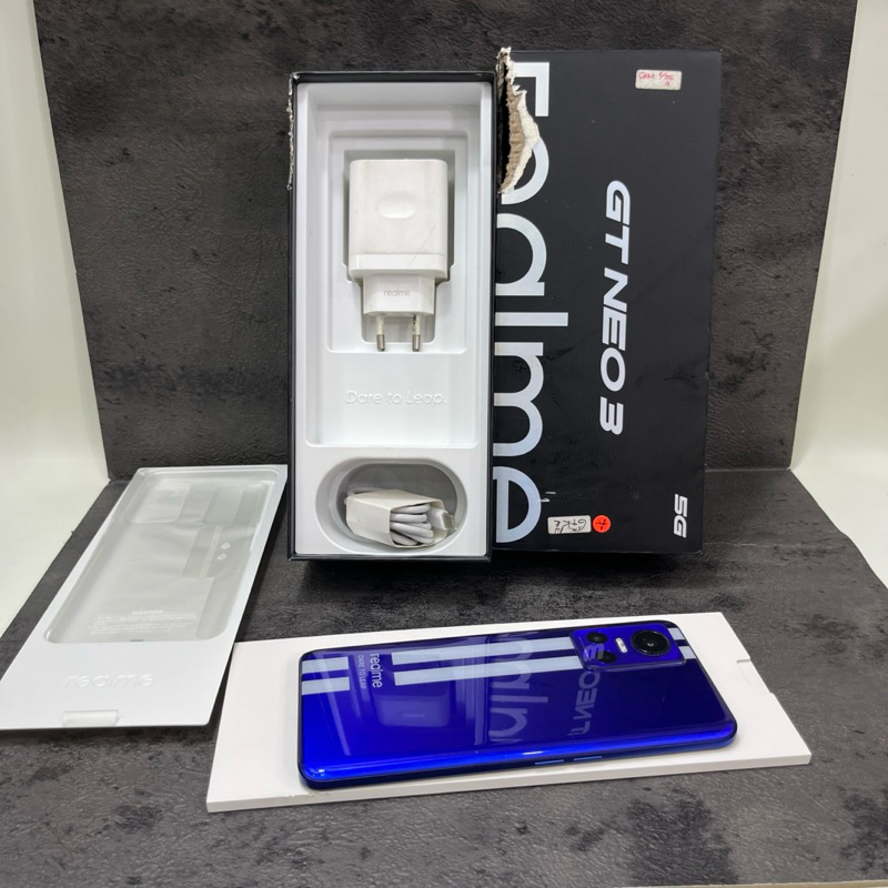 Realme Gt Neo 3 8/256gb Fullset Second Garansi Resmi