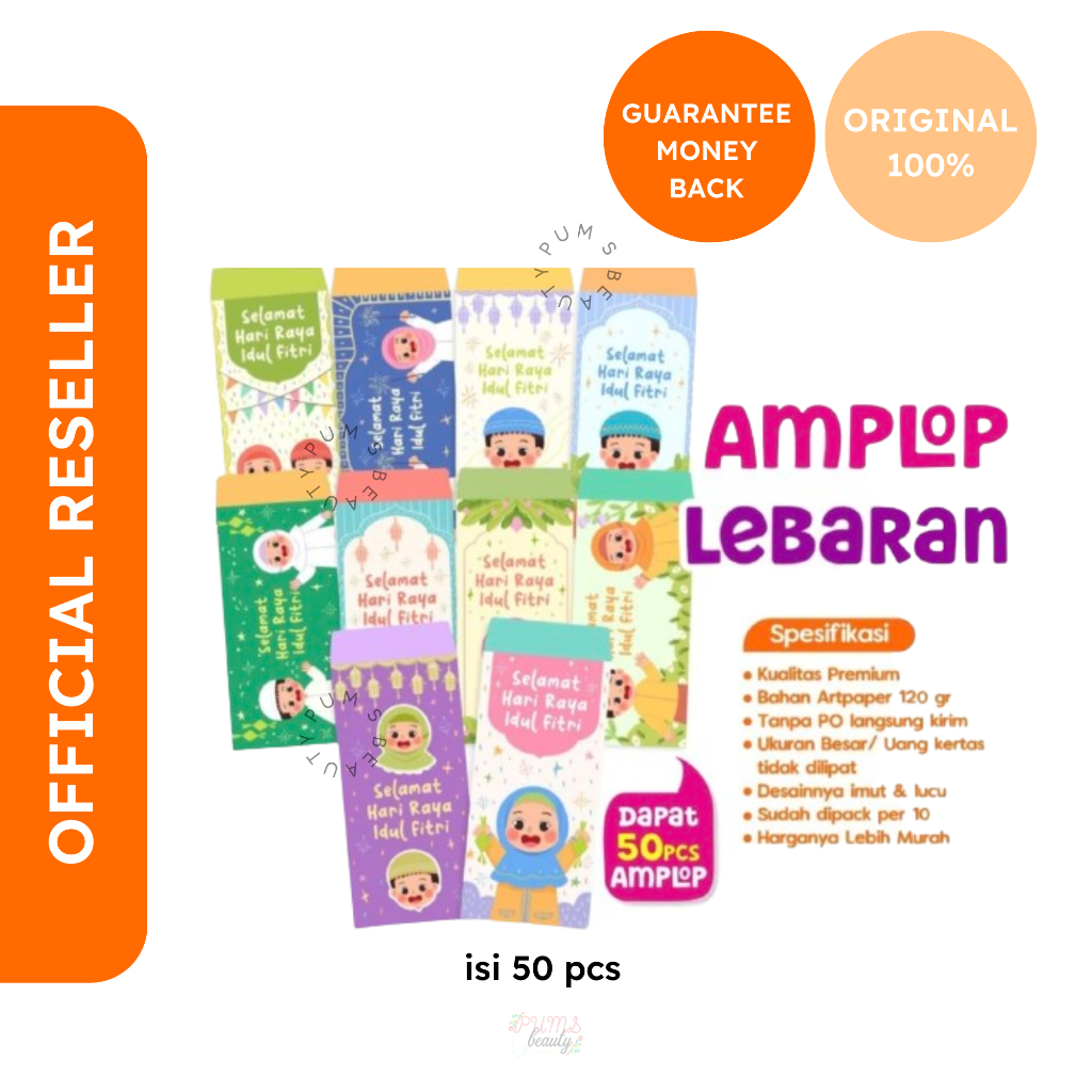 

AMPLOP LEBARAN - Motif Lucu Murah Isi Banyak 50pcs 10pcs Grosir Ecer